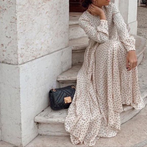 Wrinkled midi dress - Picture 7 of 9